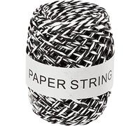 cordon Paper String1 mm noir/blanc 50 mètres par sphère