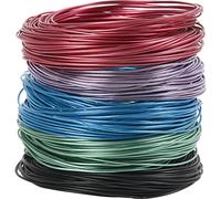 Creativ Fil aluminium - Assortiment épaisseur 1,5 mm, couleurs asstd 5x20 m