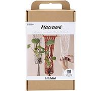 Creativ Company Kit d'artisanat en macramé – cintre à fleurs – 1 paquet