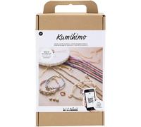 Creativ Kit de bricolage de démarrage Kumihimo, bracelet de l'amitié, 1 paquet, Black