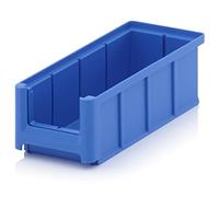 Creativ Ladenbau GmbH Boîte de rangement empilable - Taille 2 - Couleur : bleu (bleu ciel similaire à RAL5015)
