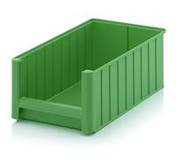 Creativ Ladenbau GmbH Boîte de rangement empilable, taille 5, empilable, couleur : jaune-vert (similaire à RAL6018)