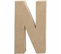 Creotime Lettre Creativ – Grande – H 20,5 cm – Lettre N – 1 pièce