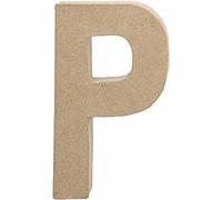 Creativ Company Lettre P en papier mâché 20,5 cm