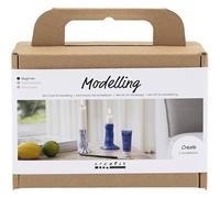 Creativ Mini Craft Kit Modelling, ultra marin, bougeoir, 1 pack, White