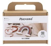Creativ Mini Kit d'artisanat en macramé, arc-en-ciel, 1 paquet