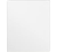 Carton entoilé coton blanc - 24 x 30 cm - 1 pce Blanc G