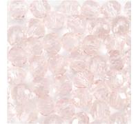 Creotime perle ronde ronde rose 4 mm 45 pièces Rose G