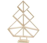 Creativ Sapin de Noël géométrique en Bois