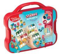 Creativ Set de tampons 'ALPHABET', dans une mallette
