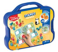 Creativ Set de tampons 'ANIMAUX', dans une mallette