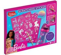 Creativ Sticker à gratter SCRATCHING STICKER Barbie