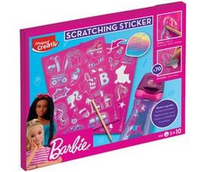 Creativ Sticker à gratter SCRATCHING STICKER Barbie