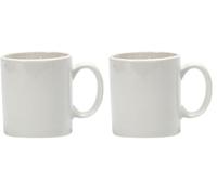 Creativ Tasse, H : 7 cm, D : 6 cm, blanche, 1 pièce (Lot de 2)