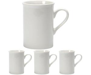 Creativ Tasses, blanc, H: 10 cm, d 7,4 cm, 1 pièce (Lot de 4)