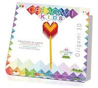 CreativaMente Creagami Kids-Cœur-Jeu en boîte, 841, Jaune et Rouge, Taille Unique G