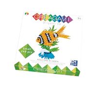 CreativaMente- Créagami Poisson Jeu de créativie Origami Modulaires, 712, Multicolore