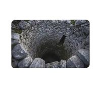 Creative 3D Floor Rug - Non Slip Waterproof Mat for Entrance | Bottomless Hole Design Outdoor Doormat, Stylish Floor Accent for Living Room, Bedroom, Modern Home Decoration Accessory