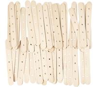 Creative 56303 Bâtons avec trous Taille du trou 4 mm Longueur 15 cm Largeur 1,8 cm Bouleau 500 pièces