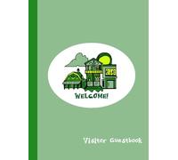 Creative and Illustrated Visitor Guestbook: Welcome Your Guests and Spark Their Creativity: Forest