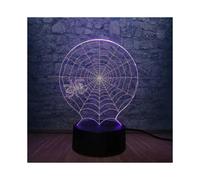 Creative Animal Big Belly Spider Halloween Horror Scene Color Changing Table Creative Atmosphere 3d Night Light Children Sleep Light Mood Light