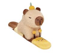 Creative Animal Wrist - Slap Bracelet Toy for Youth Style | Plush Material with Capybara Character, Gentle Wristband Accessory, Fun Collectible Gift for Teens Children Home Graduation Celebration
