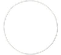 Creative anneau métallique 2 mm blanc 10 cm 10 cm 10 pièces Blanc G