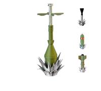 Creative Anti-Tank Weapon Model Refrigerator Magnet,3D Printed Anti-Tank Weapon Model Refrigerator Magnet Creative,Military Armor Piercing Projectile Decor for Room (B-1pcs)