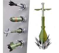 Creative Anti-Tank Weapon Model Refrigerator Magnet,3D Printing Armor-Piercing Projectile Military Model,Refrigerator Locker Wall Art Decals,Room Office Wall and Desktop Decorate