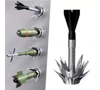 Creative Anti-Tank Weapon Model Refrigerator Magnet,3D Printing Armor-Piercing Projectile Military Model,Refrigerator Locker Wall Art Decals,Room Office Wall and Desktop Decorate