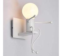 Creative Appliques murales E27 moderne Fer Intérieur Lampe Appliques Luminaires, Conception De Bande Dessinée Applique Murale De Chambre D'enfants, Couloir, Chambre, Cuisine, Bar, Café, Restaurant