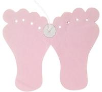 Creative Bébé Fille Papier Garland Pieds Bannière 6 Metre Rose