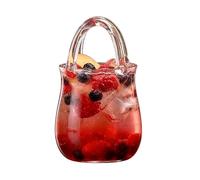 Creative Beverage Handbag, Stylish Portable Wine Glass Container Set, Cup Design with Secure Cover, Lightweight Acrylic Drinking Vessel, Cocktail Holder with Fashion Style, Gift for Events Use