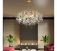 Creative Branch Chandelier Luxury Modern Living Room Decoration Chandelier Lighting High-End Crystal Lamp Villa Chandelier