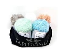 Creative Bubble Lot de 5 pelotes menthe, jaune, rouge, melon, vert