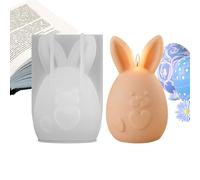 Creative Bunny Mould - Candle Maker for Holiday Craft | Silicone Non Stick with Epoxy Resin, Plaster Concrete Clay Compatible, Diy Easter Art Accessory, Perfect for Home Crafting Projects