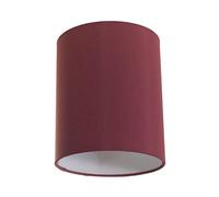 Abat-jour Cilindro en tissu avec culot E27-100% Made in Italy - Toile Bordeaux