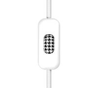 Creative-Cables Brise-Fil Monopolaire Creative Switch - (Blanc avec interrupteur pied-de-robinet, 60 x 25 mm H 15 mm) - Tension 250 V - Charge 2 A