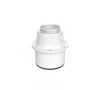 creative cables - Douille E27 Murale ou de Plafond pour BT-Jour - Waterproof IP44 - Blanc
