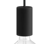 EIVA Elegant, kit Douille d'extèrieur E27 IP65 en Silicone - la première Douille au Monde IP65 Qui Peut-Etre câblée - Noir