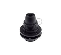 creative cables Kit Douille E14 en thermoplastique avec écrou Double Bague pour Abat-Jour - Noir