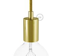 creative cables Kit Douille E27 cylindrique en métal - Cylindrique, Laiton