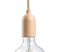 creative cables Kit Douille E27 en Bois avec Serre-câble dissimulé - Neutre