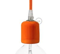 creative cables Kit Douille E27 en céramique - Orange