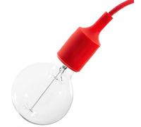 creative cables Kit Douille E27 en Silicone - Rouge