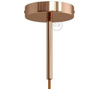 creative cables Kit Rosace cylindrique en métal avec Serre-câble de 15 cm - Cuivre