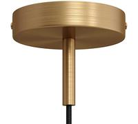 creative cables Kit Rosace cylindrique en métal avec Serre-câble de 7 cm - Bronze satiné