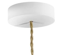 creative cables Kit Rosace en Bois - Blanc