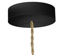 creative cables Kit Rosace en Bois - Noir
