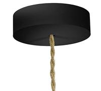 creative cables Kit Rosace en Bois - Noir